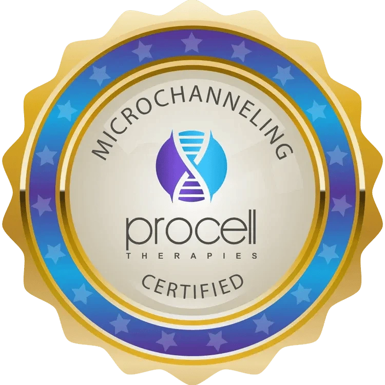 Procell Therapies Microchanneling Certified badge
